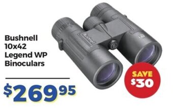 Teds Cameras Bushnell 10x42 Legend WP Binoculars offer