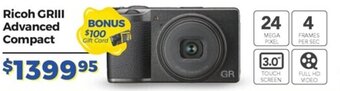 Teds Cameras Ricoh GRIII Advanced Compact offer