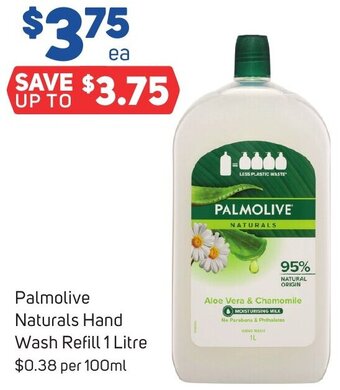 Foodland Palmolive Naturals Hand Wash Refill 1 Litre offer