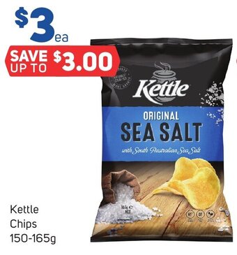 Foodland Kettle Chips 150-165g offer