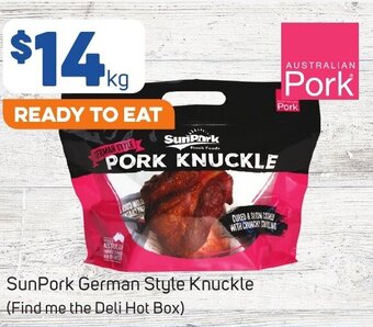 Foodland SunPork German Style Knuckle offer