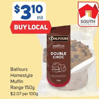 Foodland Balfours Homestyle Muffin Range 150g offer