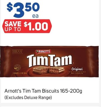 Foodland Arnott's Tim Tam Biscuits 165-200g (Excludes Deluxe Range) offer