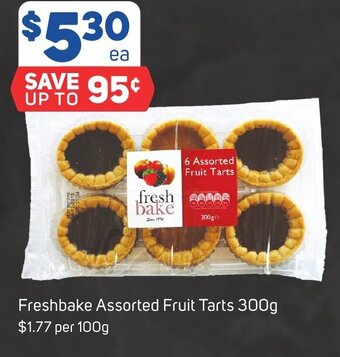 Foodland Freshbake Assorted Fruit Tarts 300g offer