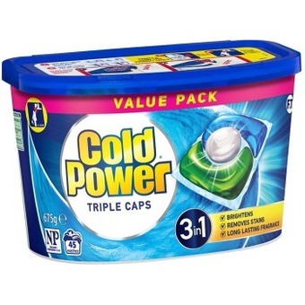 BIG W Cold power 45-pack laundry detergent capsules offer