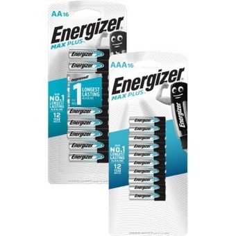 BIG W Energizer max plus 16-pack aa or aaa batteries offer