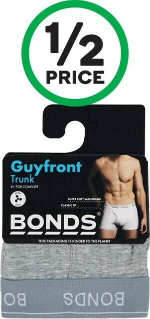Woolworths Bonds Men’s Guy Front Trunk Pk 1 offer