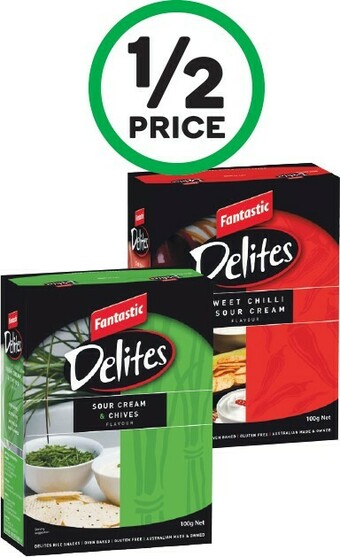 Woolworths Fantastic Delites 100g offer