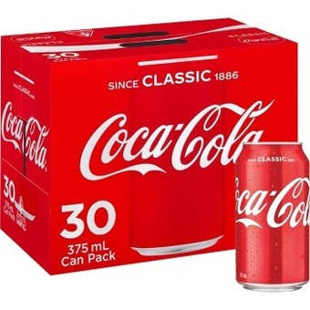 Coco-cola 30-pack can varieties 375ml^