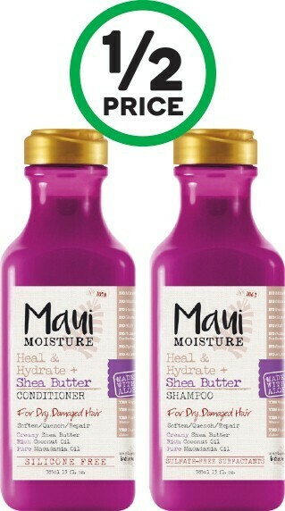 Woolworths Maui Moisture Shampoo or Conditioner 385ml offer