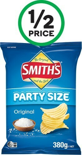 Woolworths Smith’s Crinkle Cut Chips 380g offer