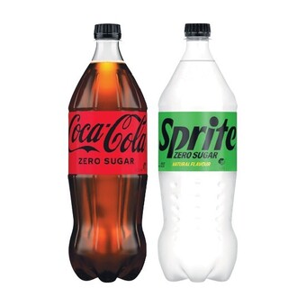 Woolworths Coca-cola classic, zero sugar, diet, sprite or fanta soft drink varieties 1.25 litre offer