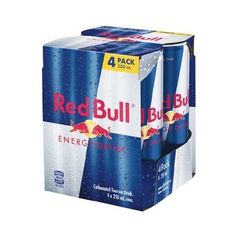 Woolworths Red bull energy drink 4 x 250ml offer