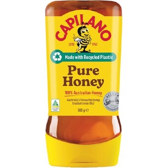 Woolworths Capilano upside down honey 500g offer