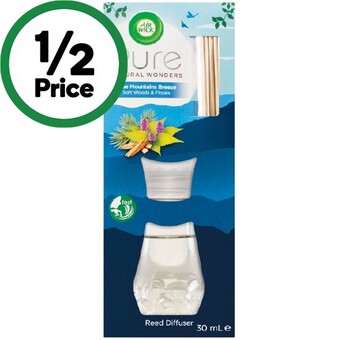 Woolworths Airwick pure natural wonders reed diffuser 30ml offer