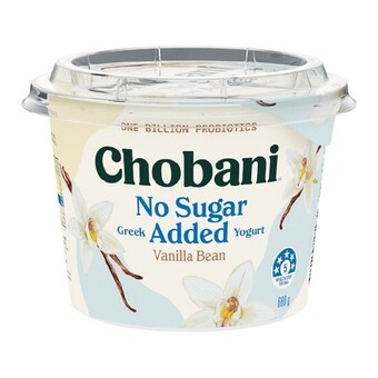 Woolworths Chobani greek no sugar added yogurt 680g – from the fridge offer