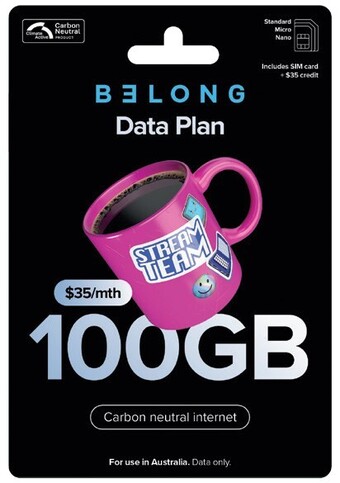 Coles Belong $35 data plan offer