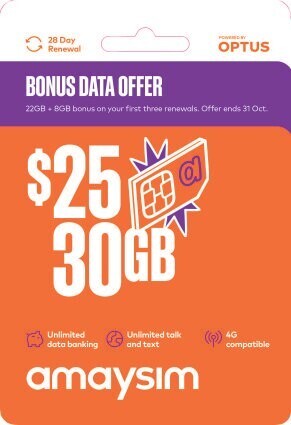 Coles Amaysim $25 starter pack offer
