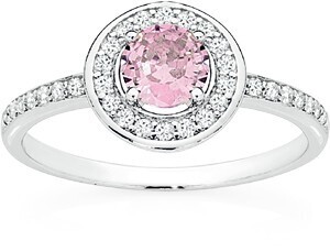 Prouds Sterling silver cluster ring offer