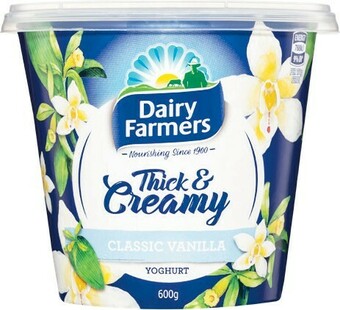 Woolworths Dairy Farmers Thick & Creamy 600g – From the Fridge offer