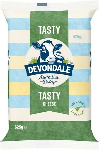 Woolworths Devondale Cheese Block 550-625g or Shredded Cheese 600g offer