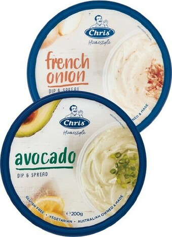 Woolworths Chris’ Dips 200g offer