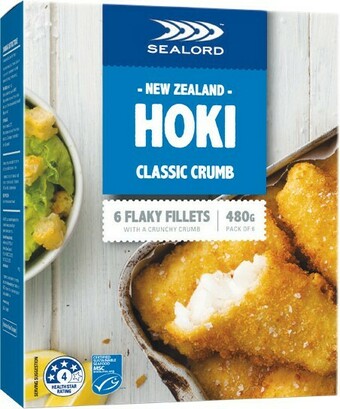Woolworths Sealord Hoki Fillets 420-480g offer