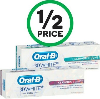 Woolworths Oral-B 3D White Toothpaste 95g offer