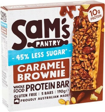 Woolworths Sam’s Pantry Bars 170-190g Pk 5 offer
