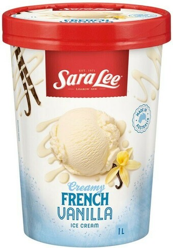 Woolworths Sara Lee Ice Cream 1 Litre offer