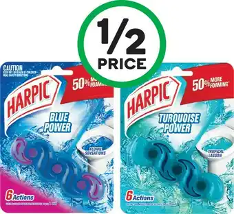 Woolworths Harpic Blue Power or Turquoise Power Toilet Cleaner Pk 1 offer