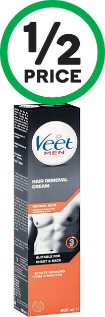 Woolworths Veet for Men Normal Cream 200ml offer