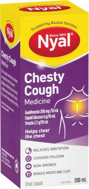 Woolworths Nyal Chesty Non-Drowsy Cough Medicine 200ml^ offer