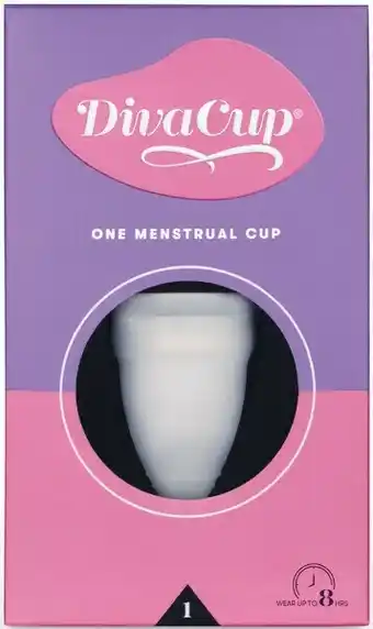 Woolworths The Diva Cup Menstrual Cup Model 1 or 2 Pk 1 offer