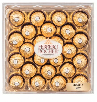 Coles Ferrero Rocher Diamond Gift Box 24 Pack 300g offer