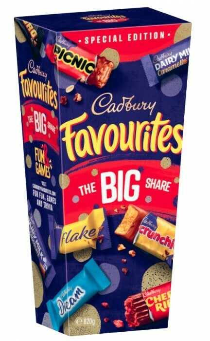 Cadbury Favourites Boxed Chocolates 820g Offer At Coles