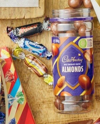 Coles Cadbury Chocolate Coated Fruit & Nut 280g-340g offer