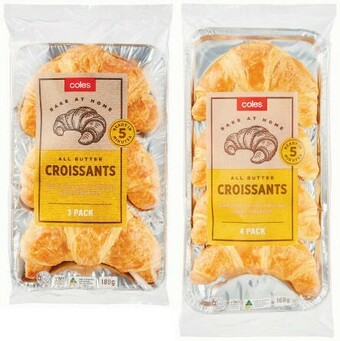 Coles Coles Croissants 3 Pack or 4 Pack offer