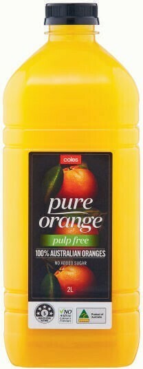 Coles Coles Fresh Juice 2 Litre offer