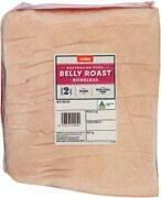 Coles Coles Australian Pork Belly Roast Boneless offer
