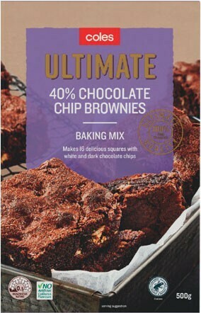 Coles Coles Ultimate Brownie Baking Mix 500g offer