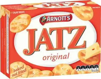 Coles Arnott’s Cruskits Crispbread 125g or Jatz Crackers 225g offer