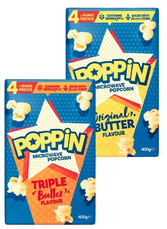 Poppin Popcorn 400g