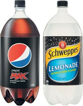 Coles Pepsi, Solo or Sunkist Soft Drink 2 Litre offer