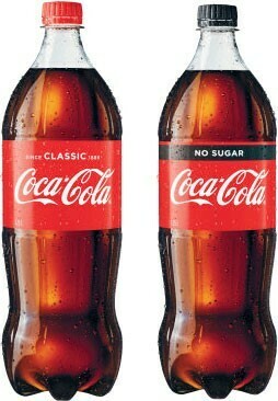 Coles Coca-Cola Soft Drink 1.25 Litre offer
