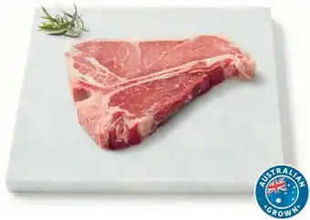 Coles Coles Australian No Added Beef T Bone Steak offer