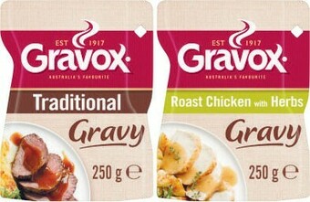 Coles Gravox Family Pack Gravy or Finishing Sauce 250g offer