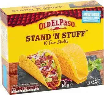 Coles Old El Paso Stand’N Stuff Taco Shells 10 Pack 140g offer