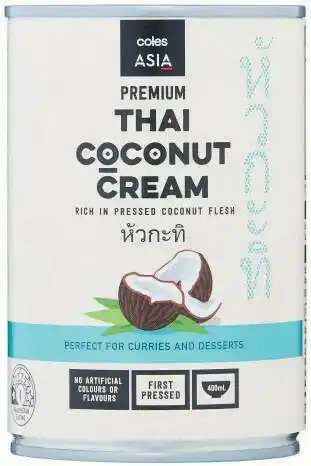 Coles Coles Asia Premium Thai Coconut Cream 400mL offer