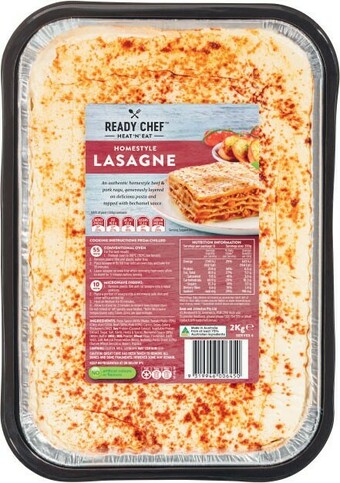 Coles Ready Chef Lasagne 2kg offer